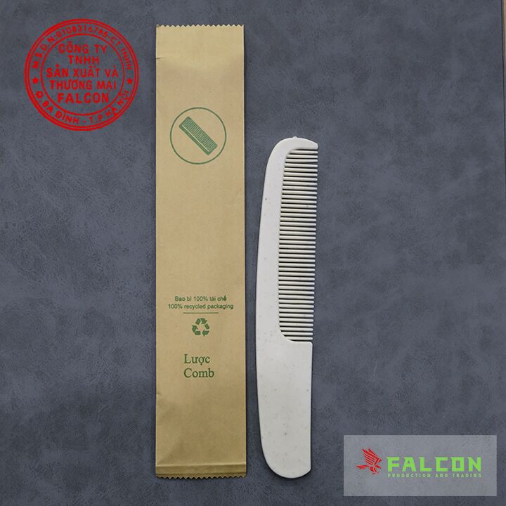 luoc-lua-mach-chuyen-dung Lược khách sạn, nhà nghỉ lúa mạch chất lượng cao đóng túi kraft nâu